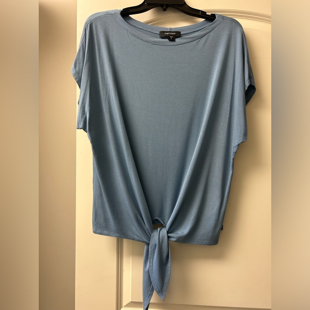 Karen Kane Boatneck Tiefront Top - Large